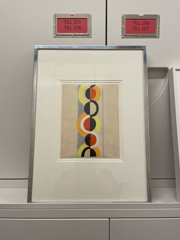 Sonia Delaunay at the MOMA drawing archive