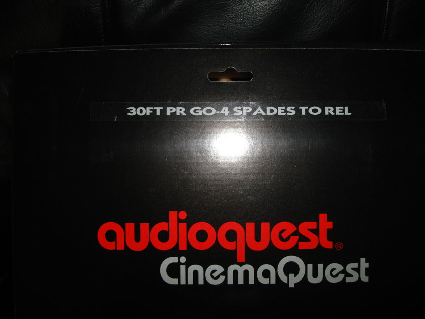 Audioquest Cinemaquest GO-4 Spades to REL sub