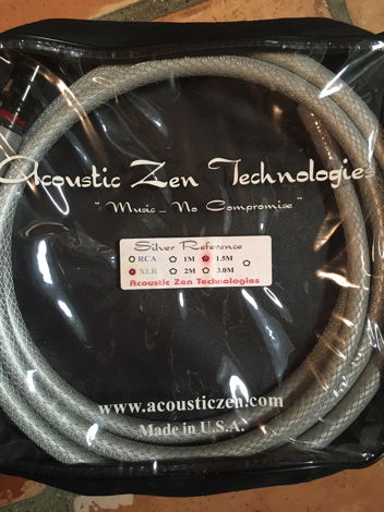 Acoustic Zen Silver Reference II 1.5m XLR