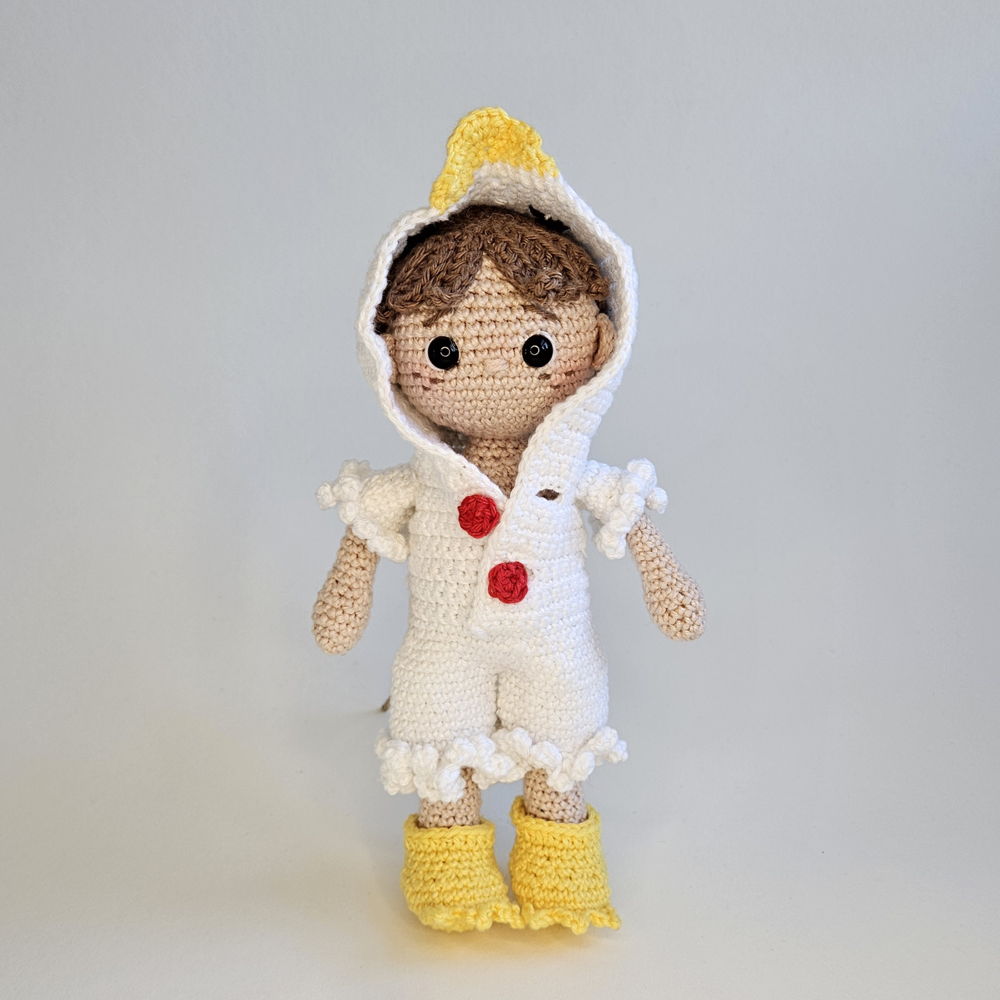 Amigurumi aankleedpop Jip
