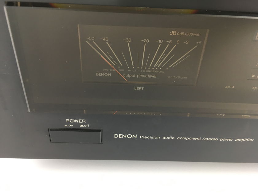 Denon POA-1500 Amplifier with Meters, Fully Tested