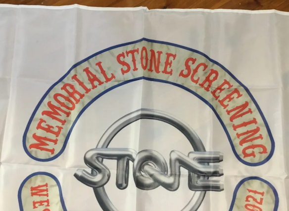 RIP SANDY HARBUTT MEMORIAL man cave flags mancaveidea. Wall hanging. Banner - Image 2