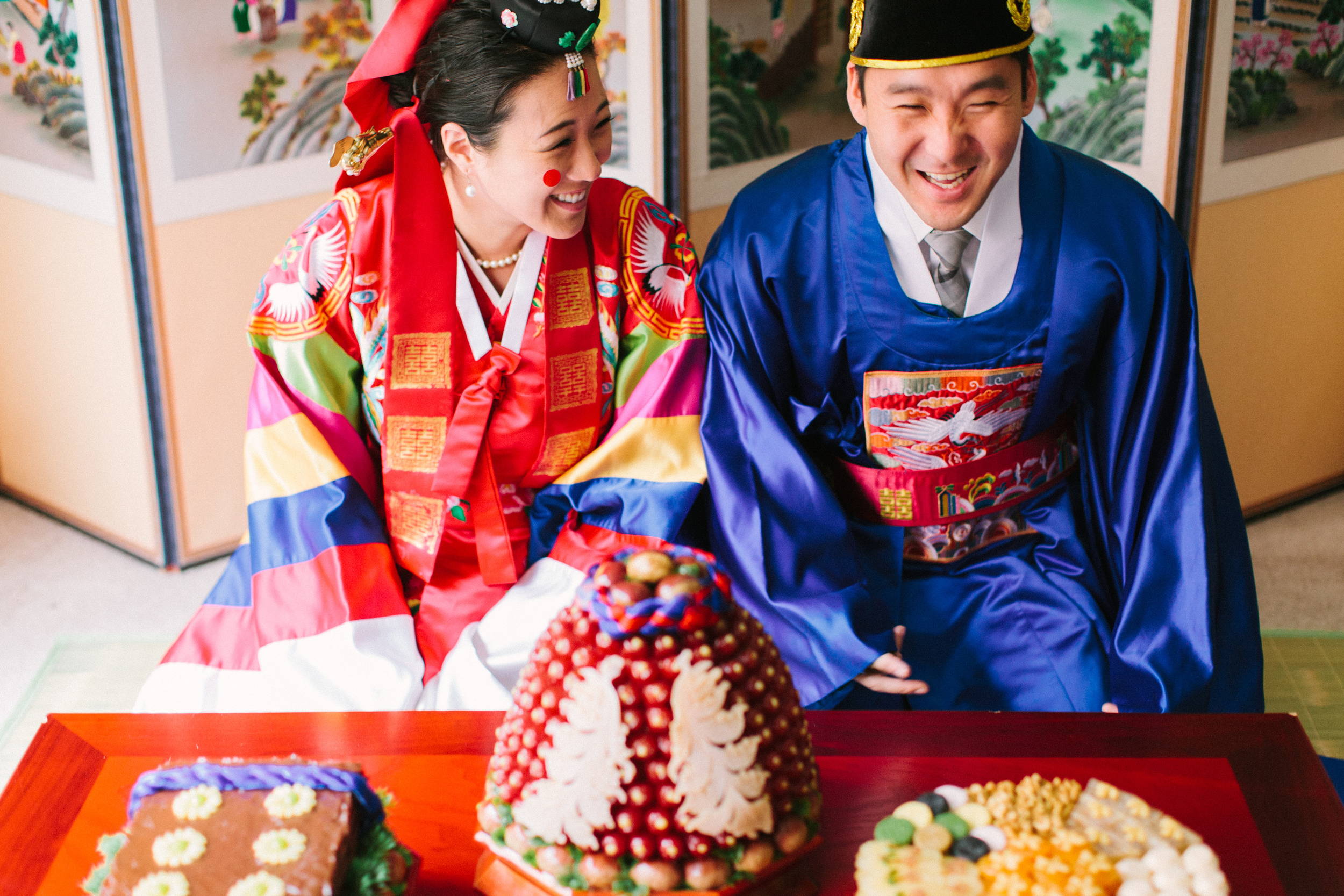 KOREAN TRADITIONAL PAEBAEK TEA CEREMONY TABLE