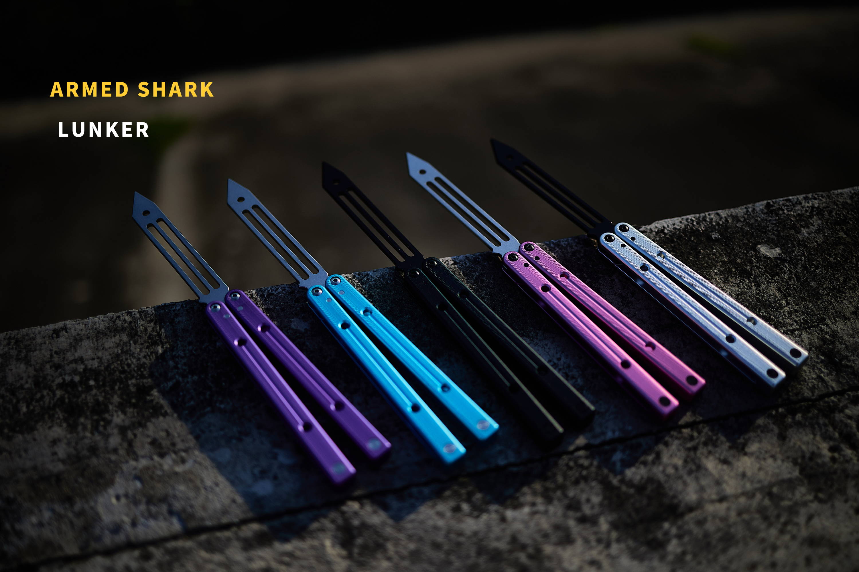 武装鲨鱼 Balisong Lunker 蝴蝶训练刀