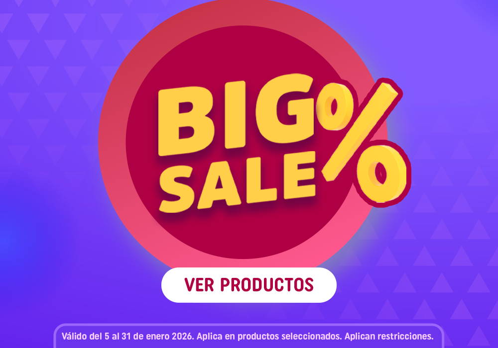 big sale! del 5 al 31 de enero
