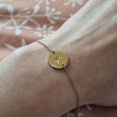 Schlichte goldene Armkette von Zäg Bijoux 