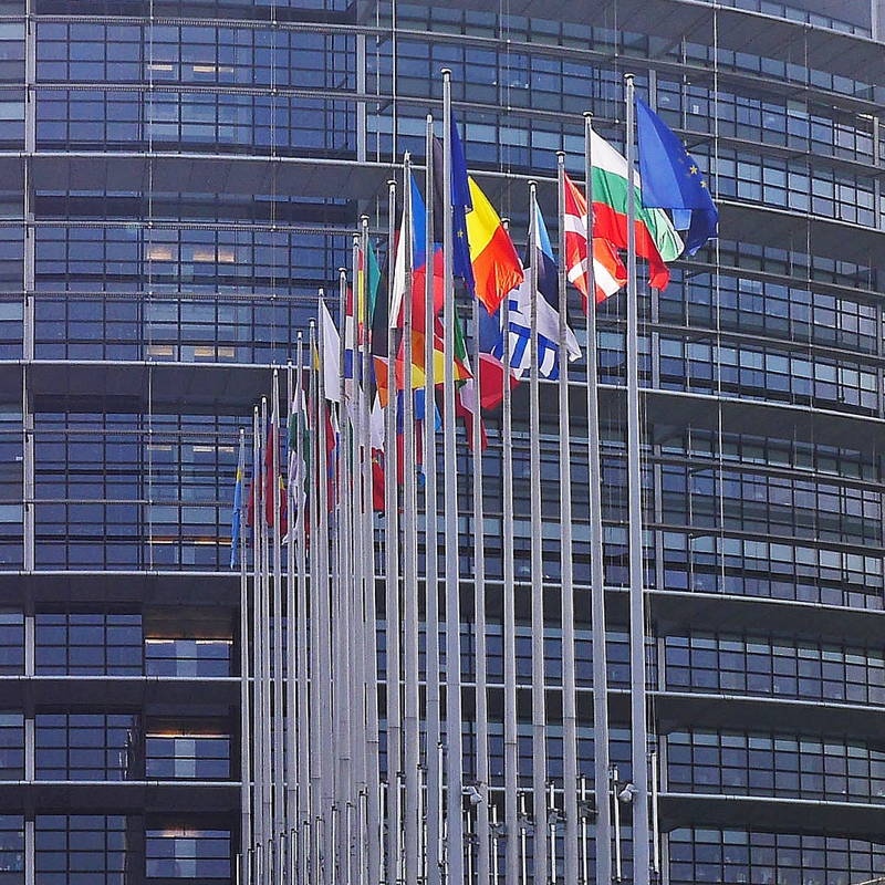 Vlaggen van landen behorende bij de EU