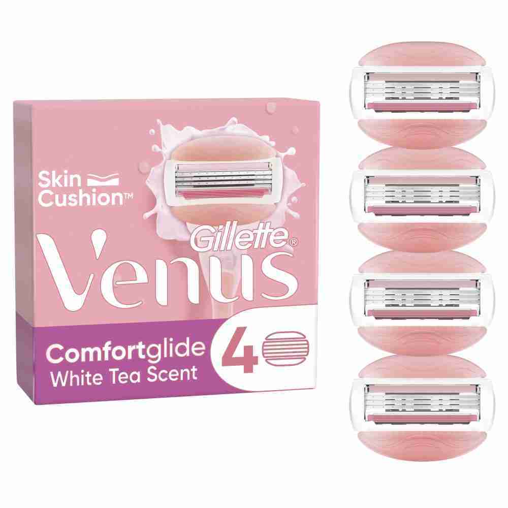 Gillette Venus Comfortglide White Tea Scent Blade Refills, 4 Count - Image 5