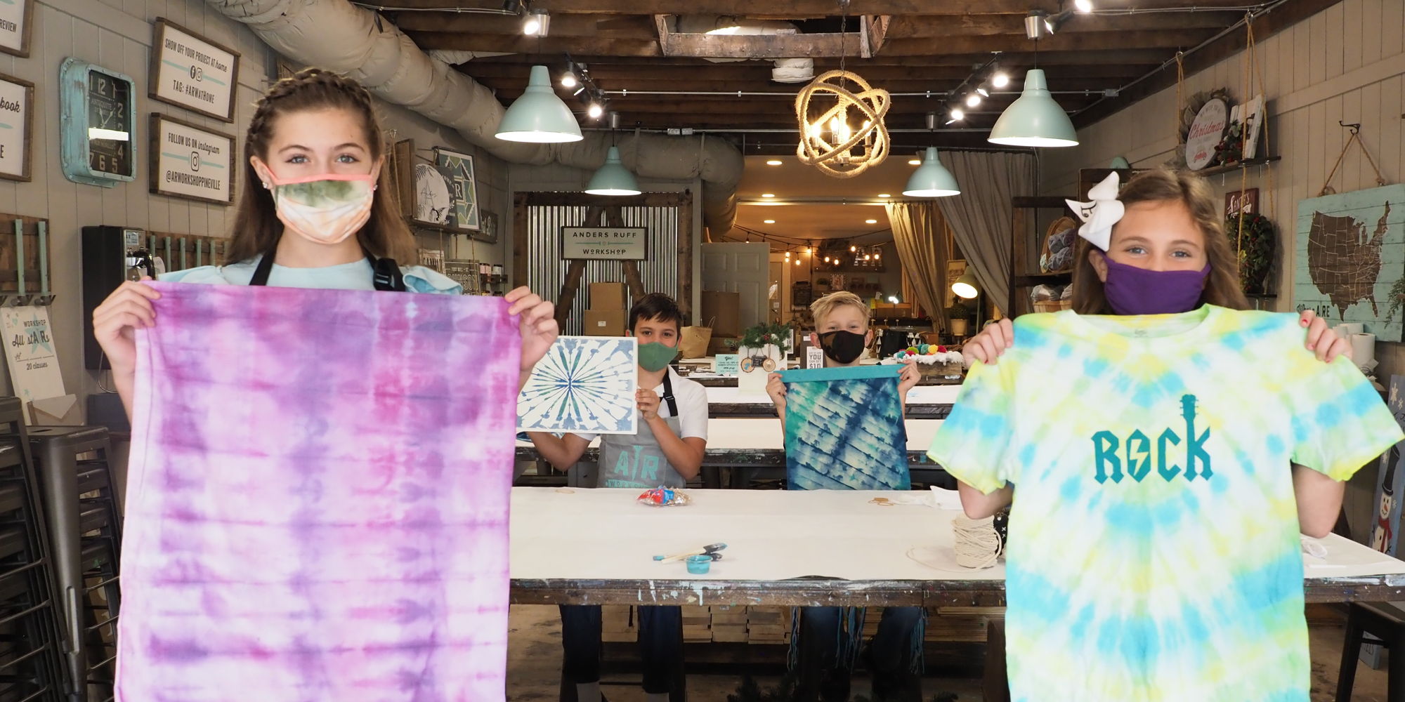 4 DAY SUMMER ART AFTERNOON SESSION - TIE DYE WEEK!! promotional image