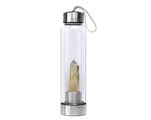 Citrine Crystal Elixir Healing Water Bottle