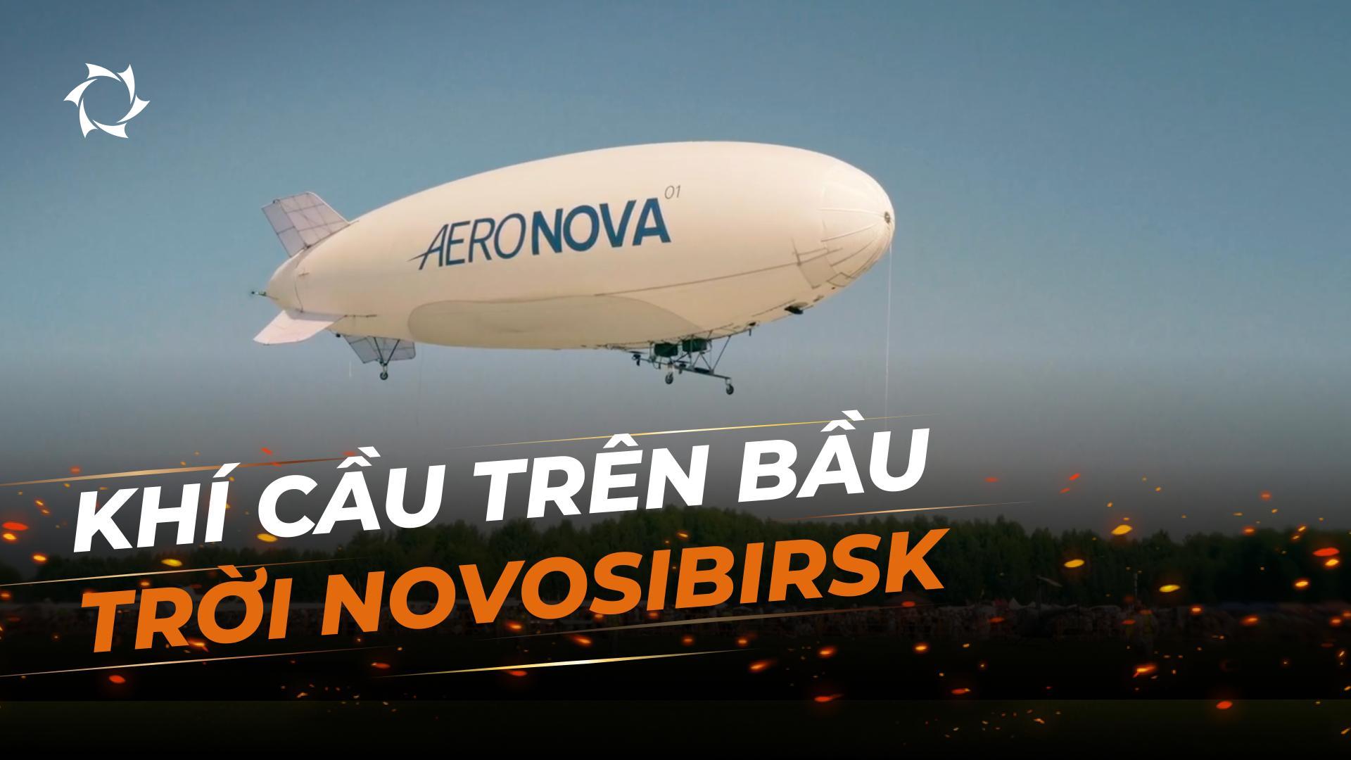 Khí cầu không người lái NOVA-01 đã bay trình diễn tại một triển lãm hàng không lớn