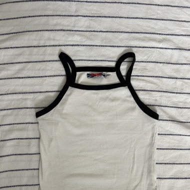 White tank top