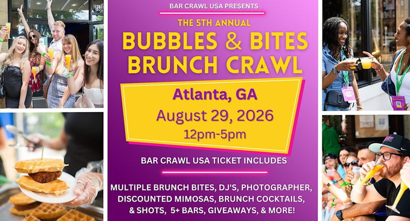 Midtown Bubbles & Bites Brunch Crawl: 5th Annual