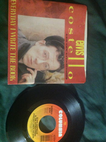 Elvis Costello - Everyday I Write The  Book 45 With Sleeve
