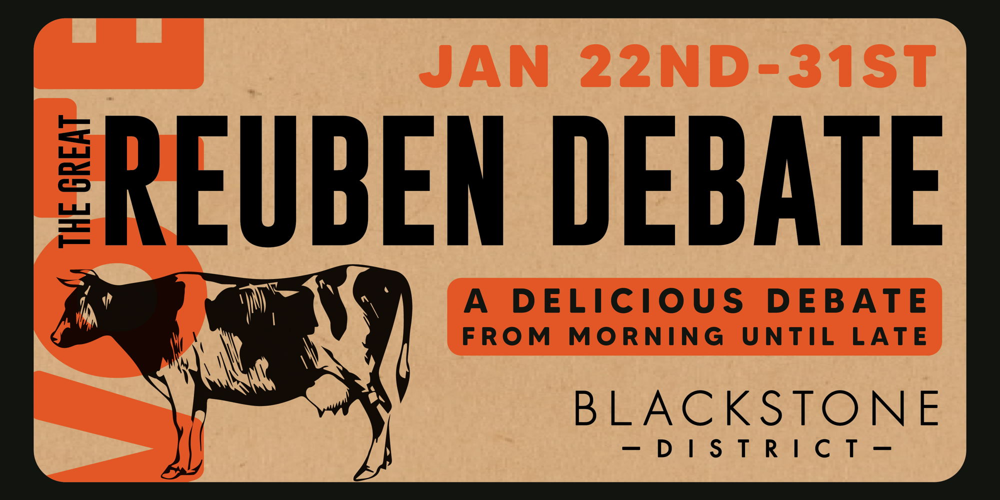 The Great Reuben Debate 2021 promotional image