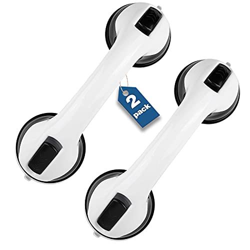 SafeerGrip Bath & Shower Handle vs Budding Joy Shower Handles Slant