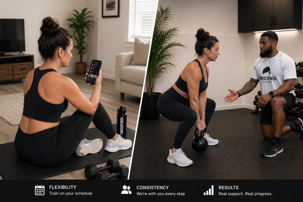 Hybrid coaching session