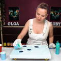 Ocean Transformation Acrylic Pouring ~ Abstract Art with Olga Soby