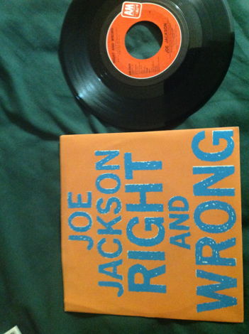 Joe Jackson  - Right And Wrong 45 With Sleeve
