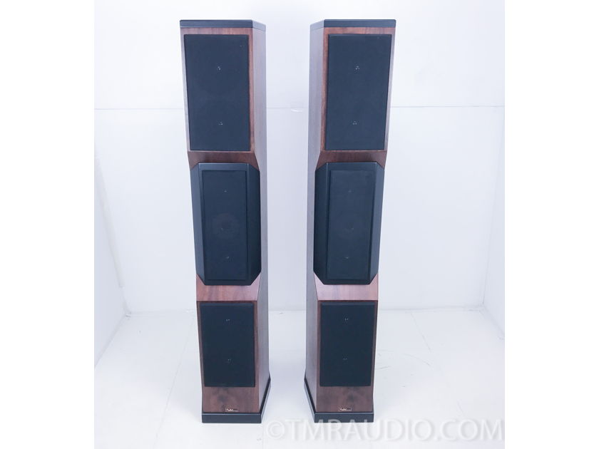 Tyler Acoustics Decade D1 Floorstanding Speakers w/ Stands; Dark Cherry (3212)