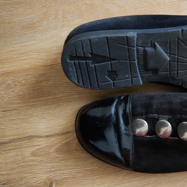 Vintage Schuhe Leder