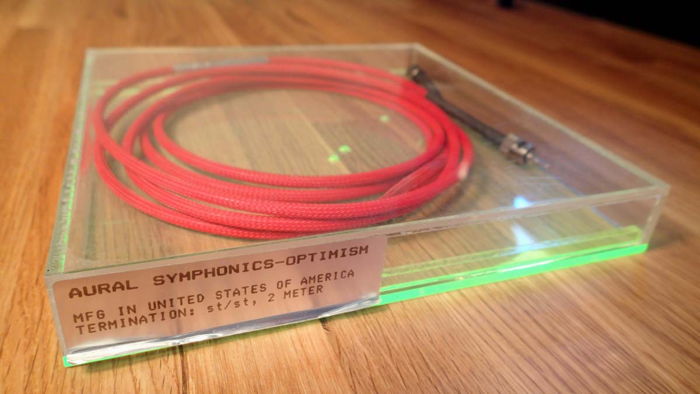 Aural Symphonics Optimism V1 2 meter optical cable - Pr...