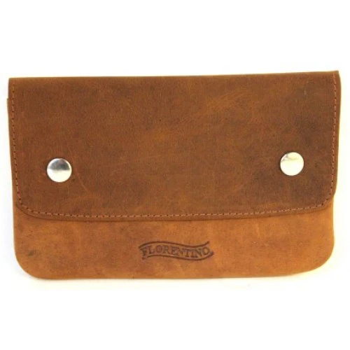 Florentino Tobacco Pouch in Hunter Leather. Style number: 12013