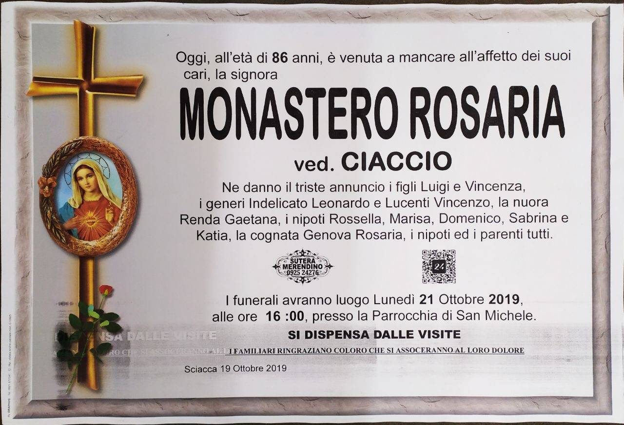 Rosaria Monastero