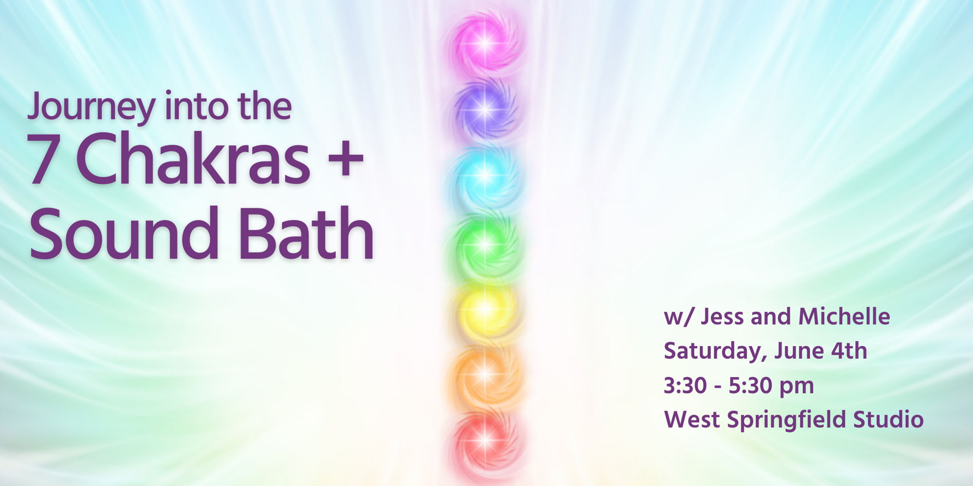 Journey into the 7 Chakras + Sound Bath promotional image