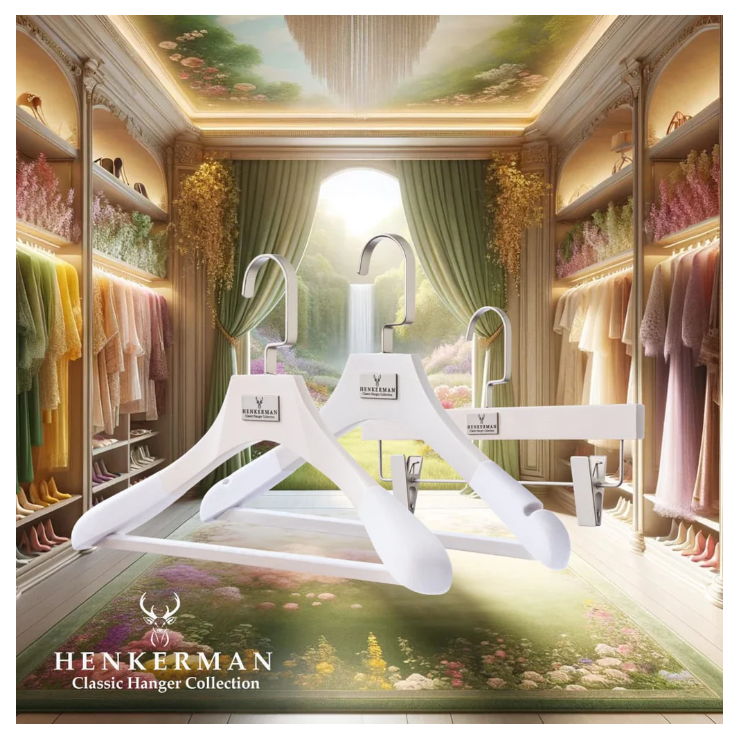 Washed White Collection Hangers - Image 3