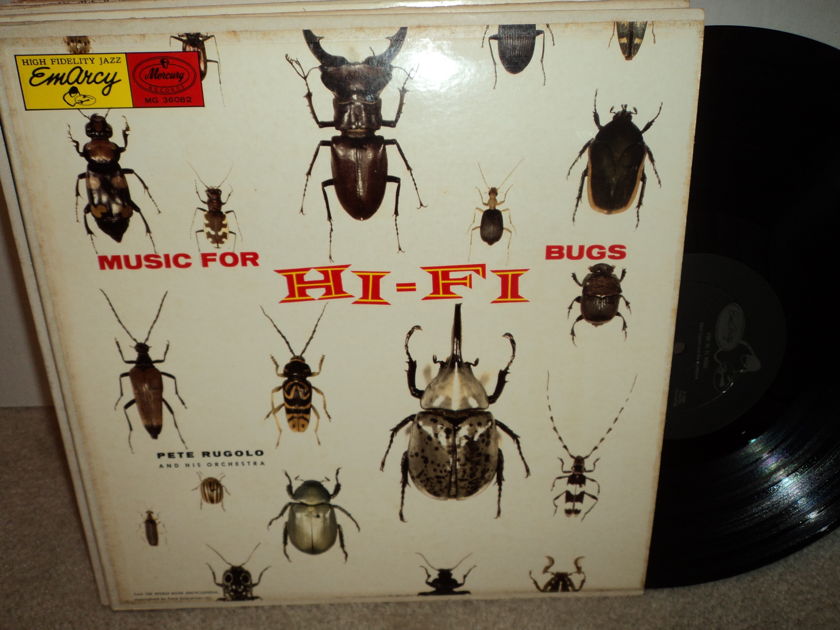 Music for HI-FI Bugs  Pete Rugolo and his orchestra - Maynard Ferguson, Frank Rosolino, Shelley Manne Vinyl: NM / Cover: VG+