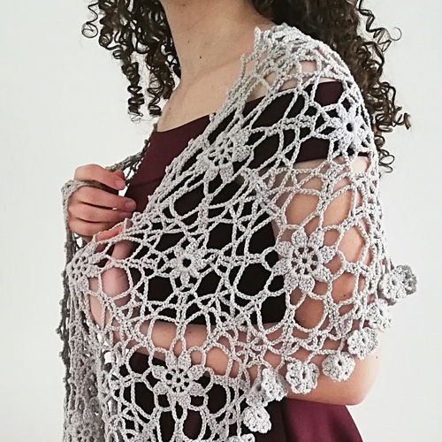 "Nerida" Christmas Shawl