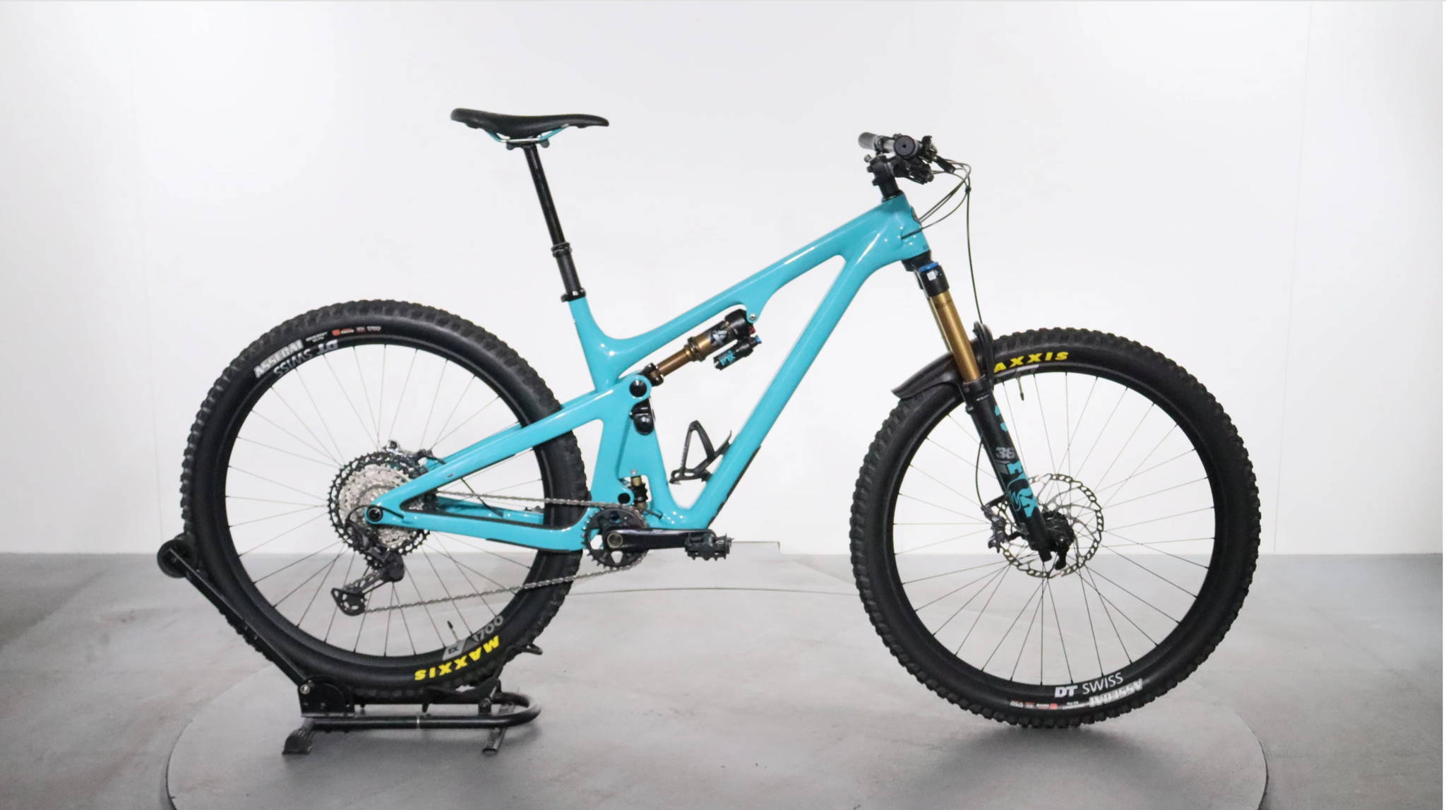 a full suspension Yeti mountain bike