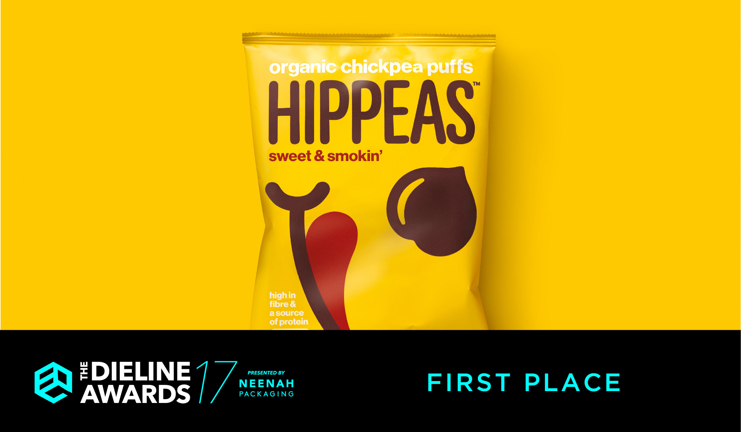 The Dieline Awards 2017: Hippeas: Give Peas a Chance