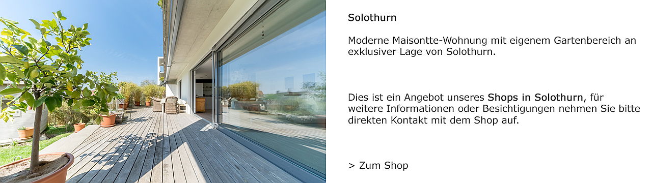  Zug
- Maisonette-Wohnung in Solothurn über Engel & Völkers Solothurn