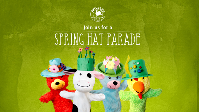 Join is for Our Annual Spring Hat Parade Thursday April 6th at 10:00am