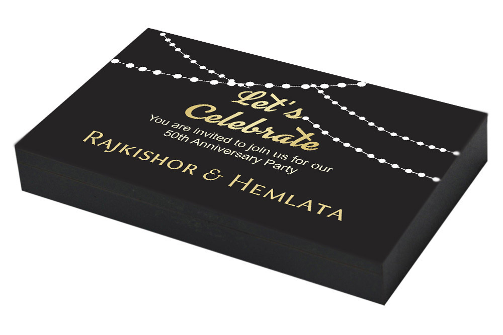 Customised 50th Anniversary Invitation