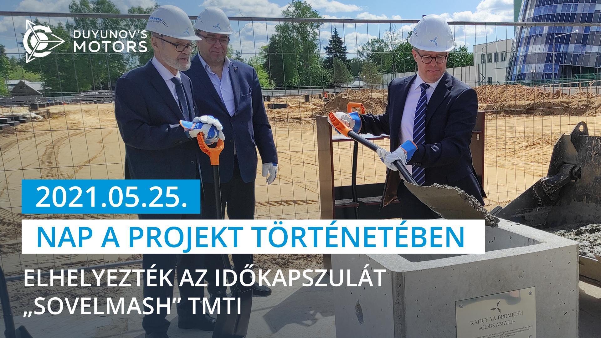 2021. május 25 — emlékezetes dátum a projekt történetében