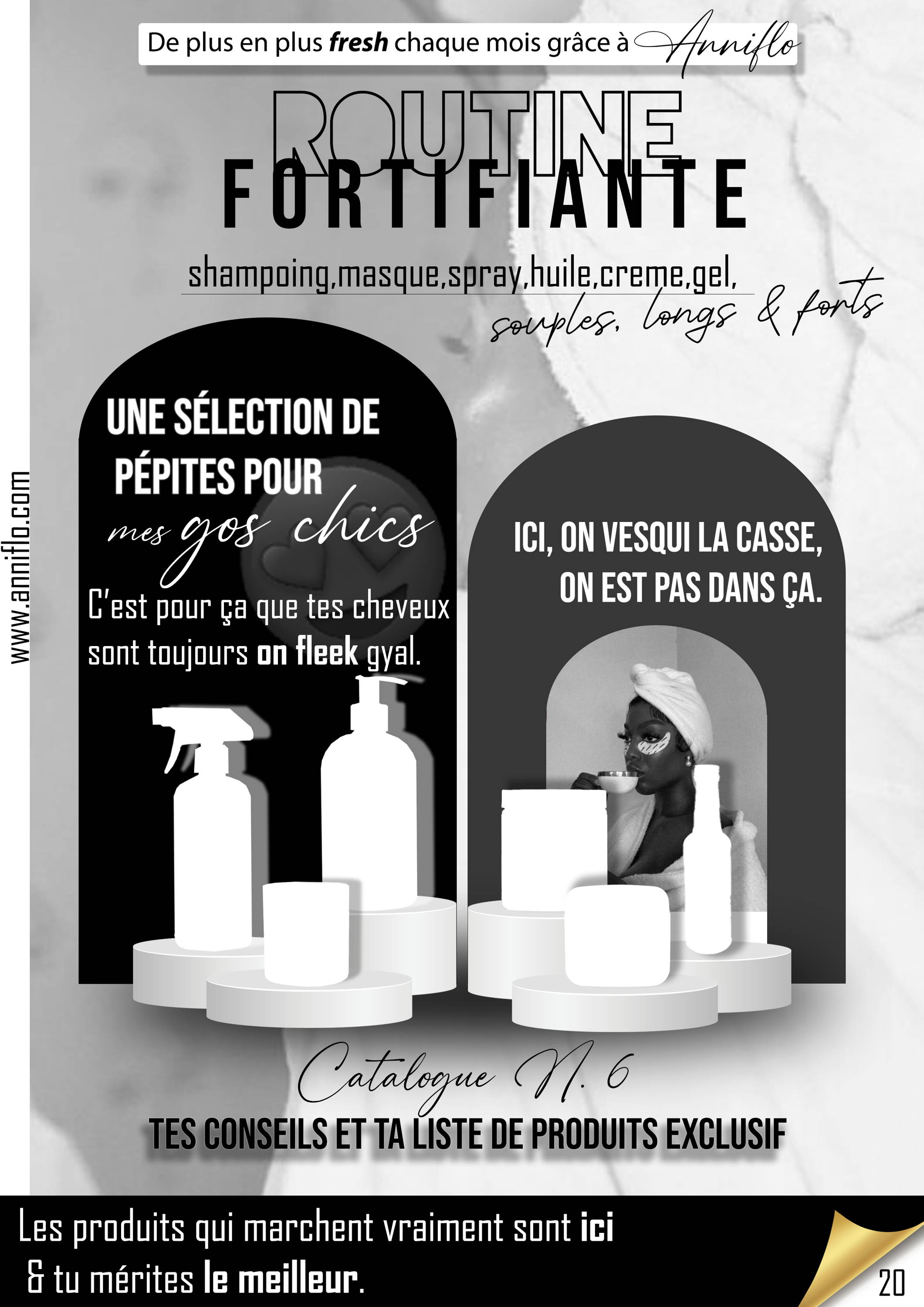 Catalogue Routine complète cheveux crépus 1 euro par mois
