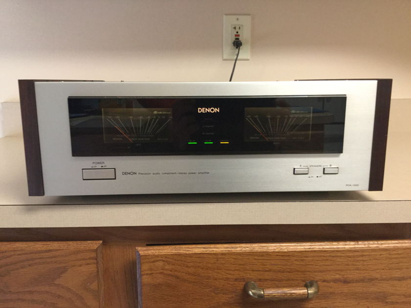 DENON  POA 1500 & PRA 1000 DENON POA 1500 POWER AMP ONLY