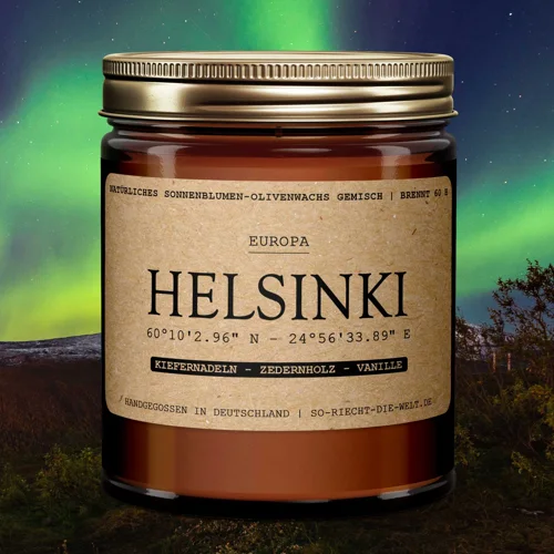Bougie Parfumée Helsinki - Aiguilles De Pin | Bois De Cèdre | Vanille