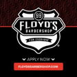 Floyd's 99 Barbershop logo on InHerSight