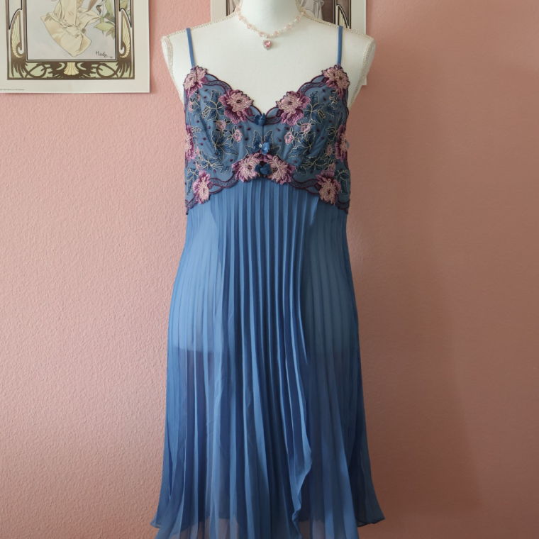 Sonore Embroidery Slip Dress (Vintage - L)