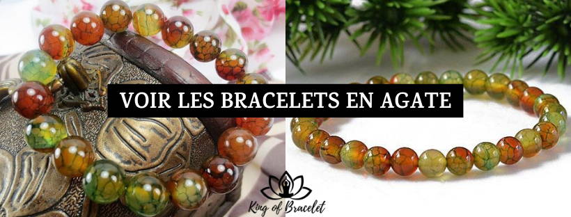 Bracelet Agate Veine de Dragon - King of Bracelet