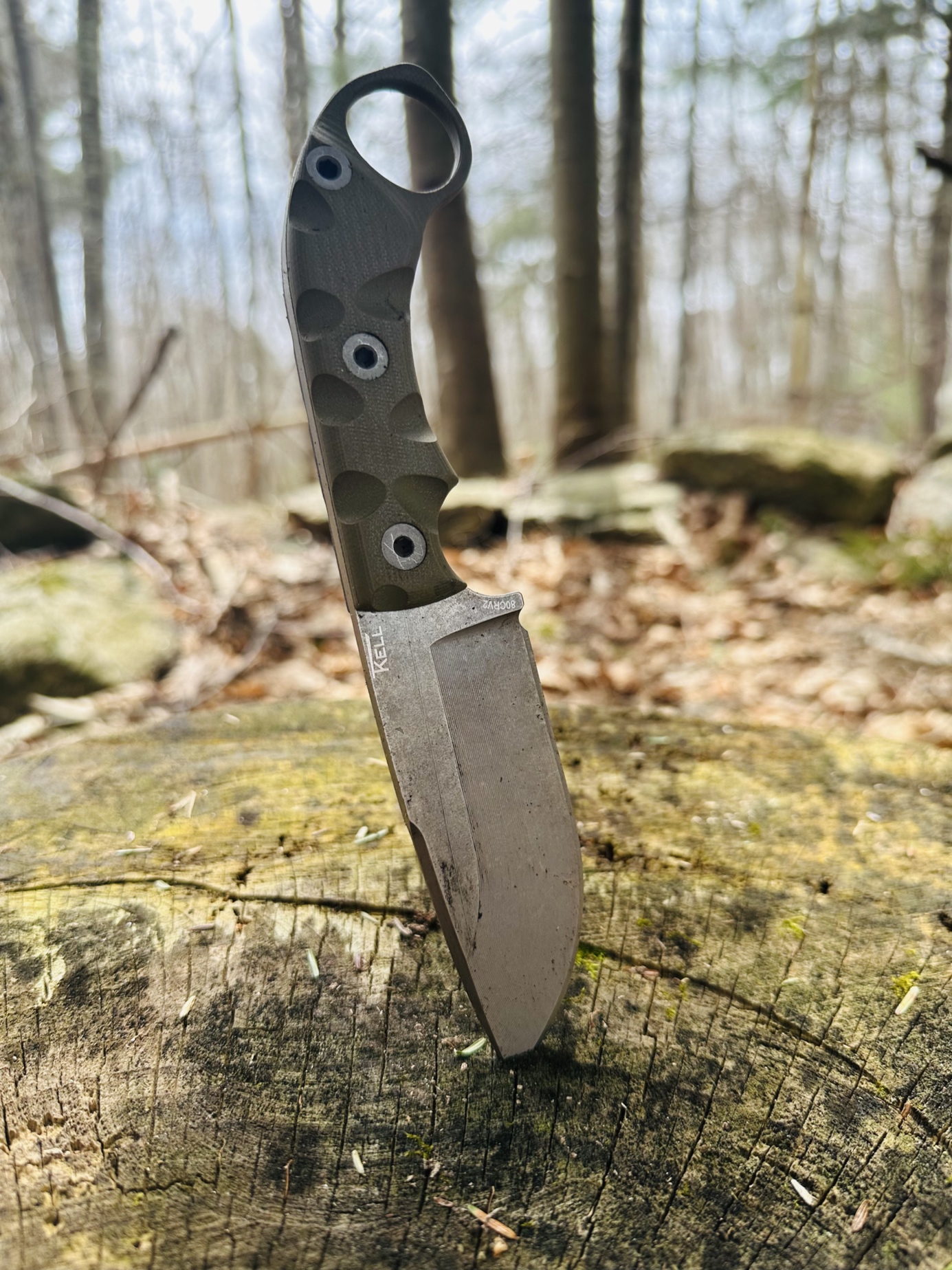 Taylor’s ridge in action with the sentry grip! Stays great in the hand when working and hands are filthy. – by Sean