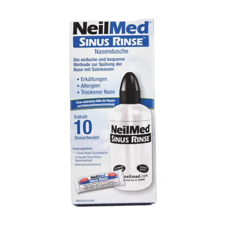 SINUS RINSE ™ - Nasendusche-Paket mit 10 Salzbeuteln