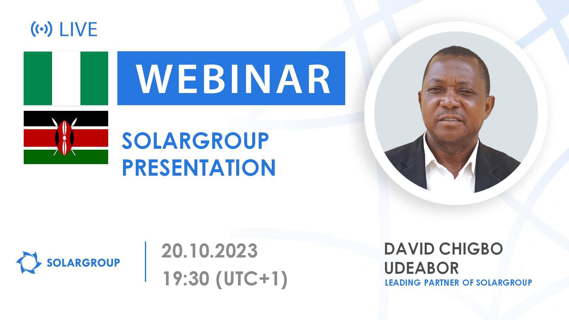 Nigeria. Presentation of the international financial company SOLARGROUP