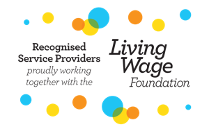 Living Wage Foundation Recognised Service Provider Logo