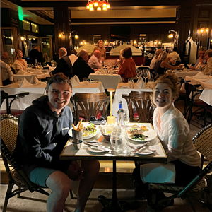 Restauranting on our Honeymoon