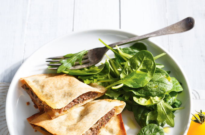 Ground Beef Pita Sandwiches